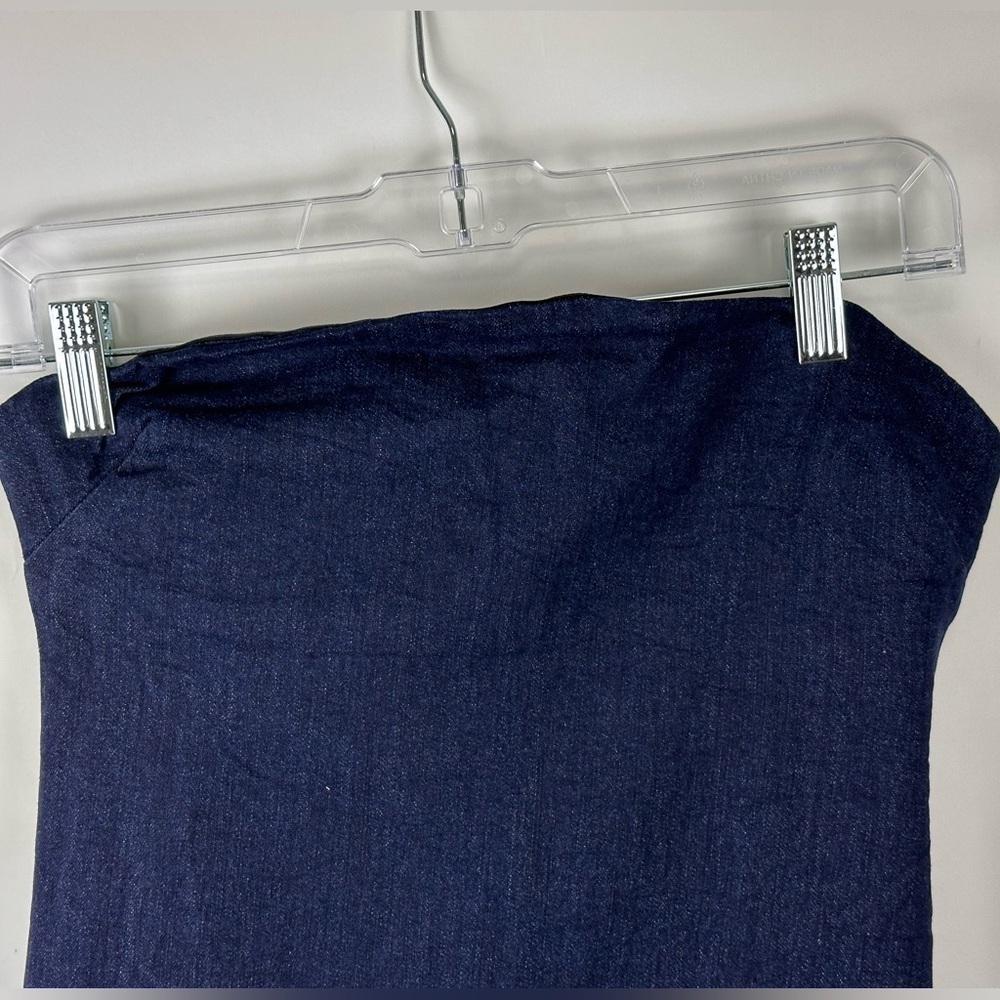Commense Womens' Stretch Denim Tube Dress - Picture 3 of 8